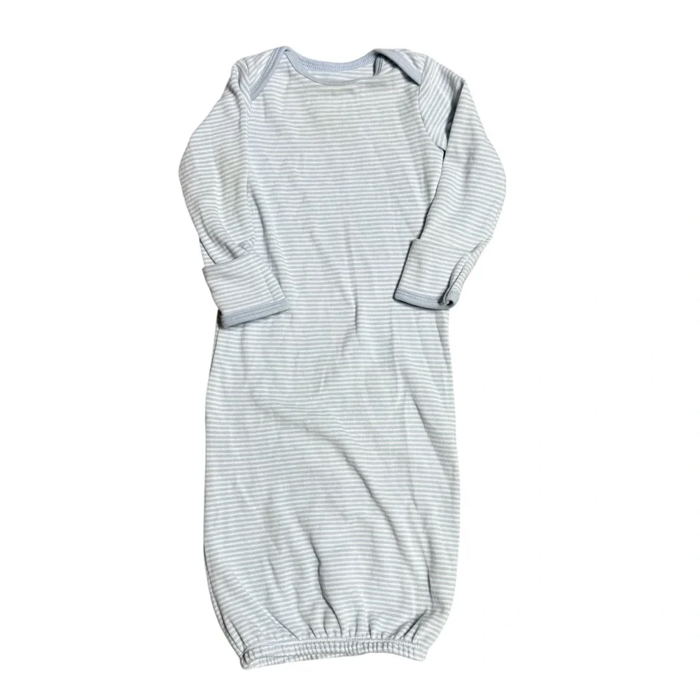 Carter's Light Blue Striped Baby Sleep Sack Gown Size 0-3 Months